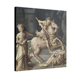 "Saint George Slaying the Dragon" Stretched Canvas