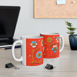 "Whimsical Jewels" Ceramic Mug