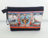 "Fox and Boar" Flat-Bottom Pouch