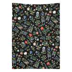 "Botanical illuminations" Black Tapestry