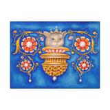 "King of Cats" Stretched Canvas