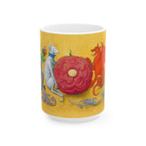 "Red Rose of Lancaster" Ceramic Mug