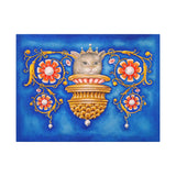 "King of Cats" Stretched Canvas