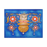 "King of Cats" Stretched Canvas