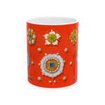 "Whimsical Jewels" Ceramic Mug