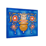 "King of Cats" Stretched Canvas