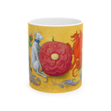 "Red Rose of Lancaster" Ceramic Mug