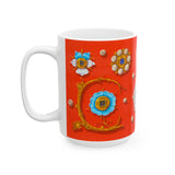 "Whimsical Jewels" Ceramic Mug