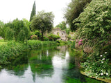 "Garden of Ninfa" Plate