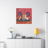 "Lady and Unicorn: Sight" Canvas