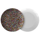 "Millefiori" Plate in Black