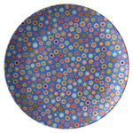 "Millefiori" Plate in Blue