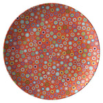 "Millefiori" Plate in Red