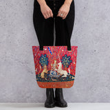 "Lady and Unicorn: Sight" Tote