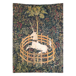 "Unicorn in the Garden" Tapestry