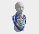 "Garden of Love" Square Scarf