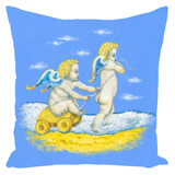 "Angels & Gargoyles" Throw Pillow