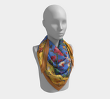 "Princess Soraya" Floral Scarf