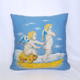 "Angels & Gargoyles" Throw Pillow