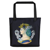 "Bradamante and Ruggiero" Tote bag